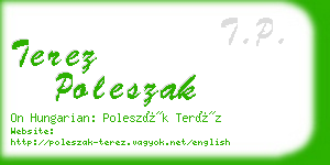 terez poleszak business card